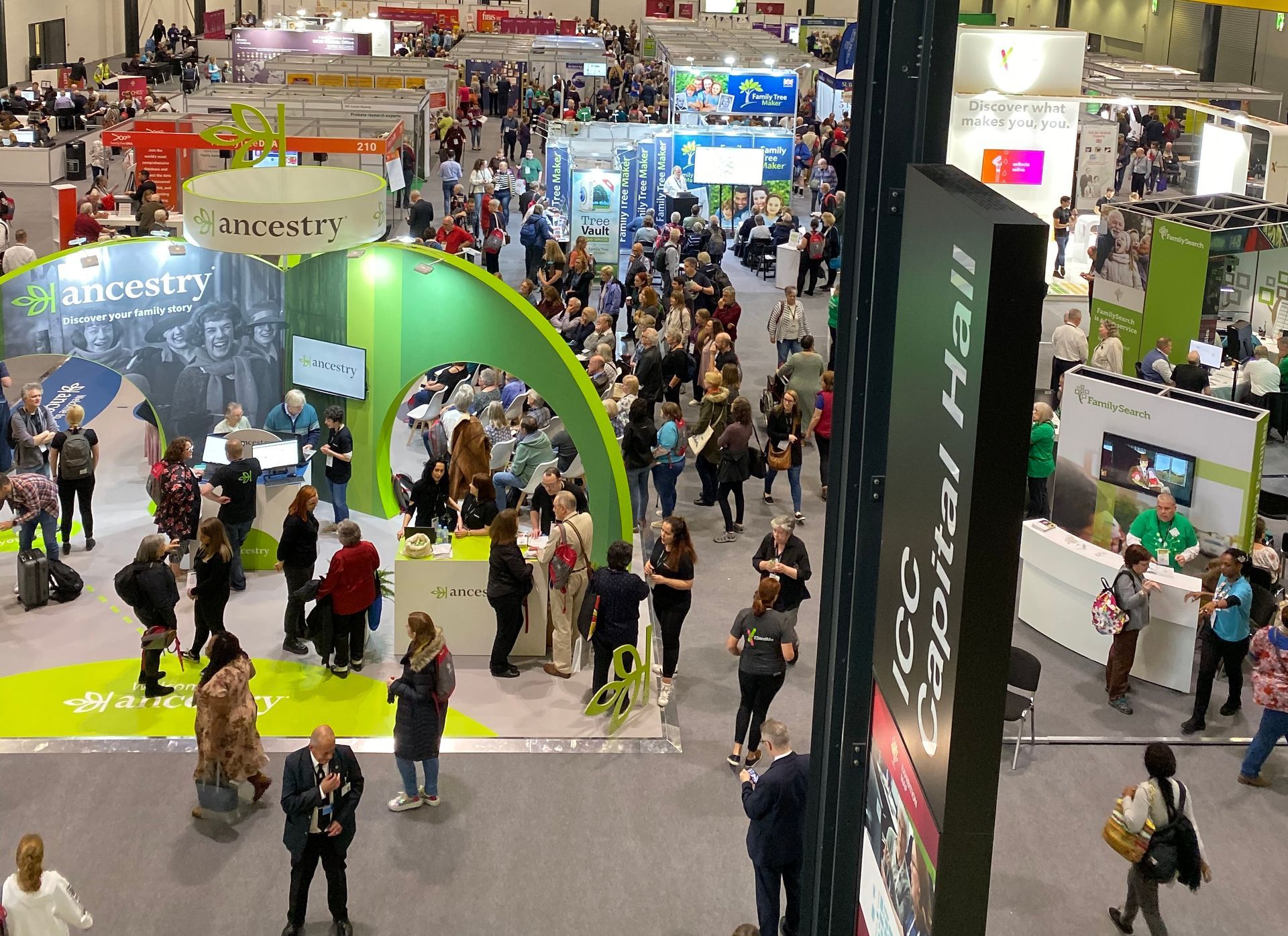 RootsTech London, 2019 (author's own photograph)