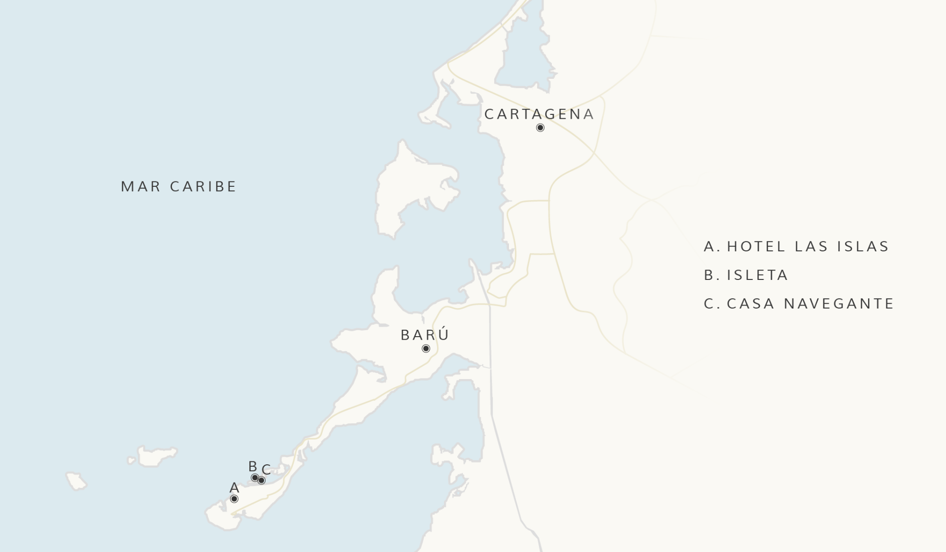 mapa las islas