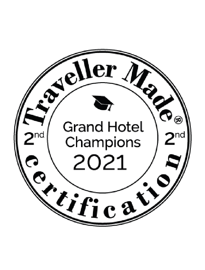 Traveler Made – 2do lugar Grand Hotel Champion 2021
Premio que posiciona a Hotel Las Islas entre los mejores hoteles exclusivos y personalizados para viajeros de lujo