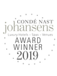 Premio Condé Nast Johansens 2017. Selección del hotel como una de las mejores opciones en la reconocida guía de viajes de lujo.
