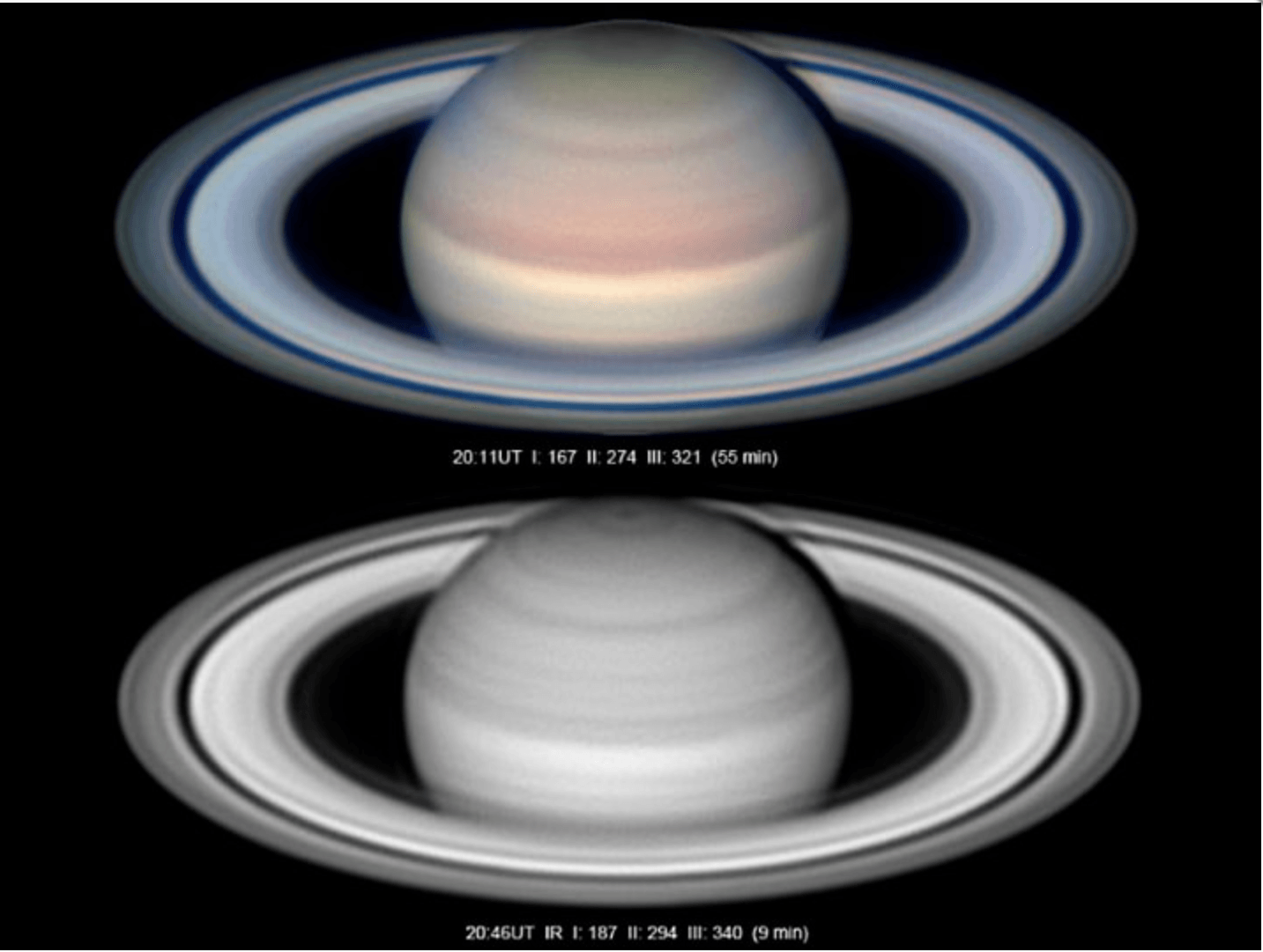 Imagen detallada de Saturno capturada durante la experiencia de astroturismo en Hotel Las Islas, con sus icónicos anillos