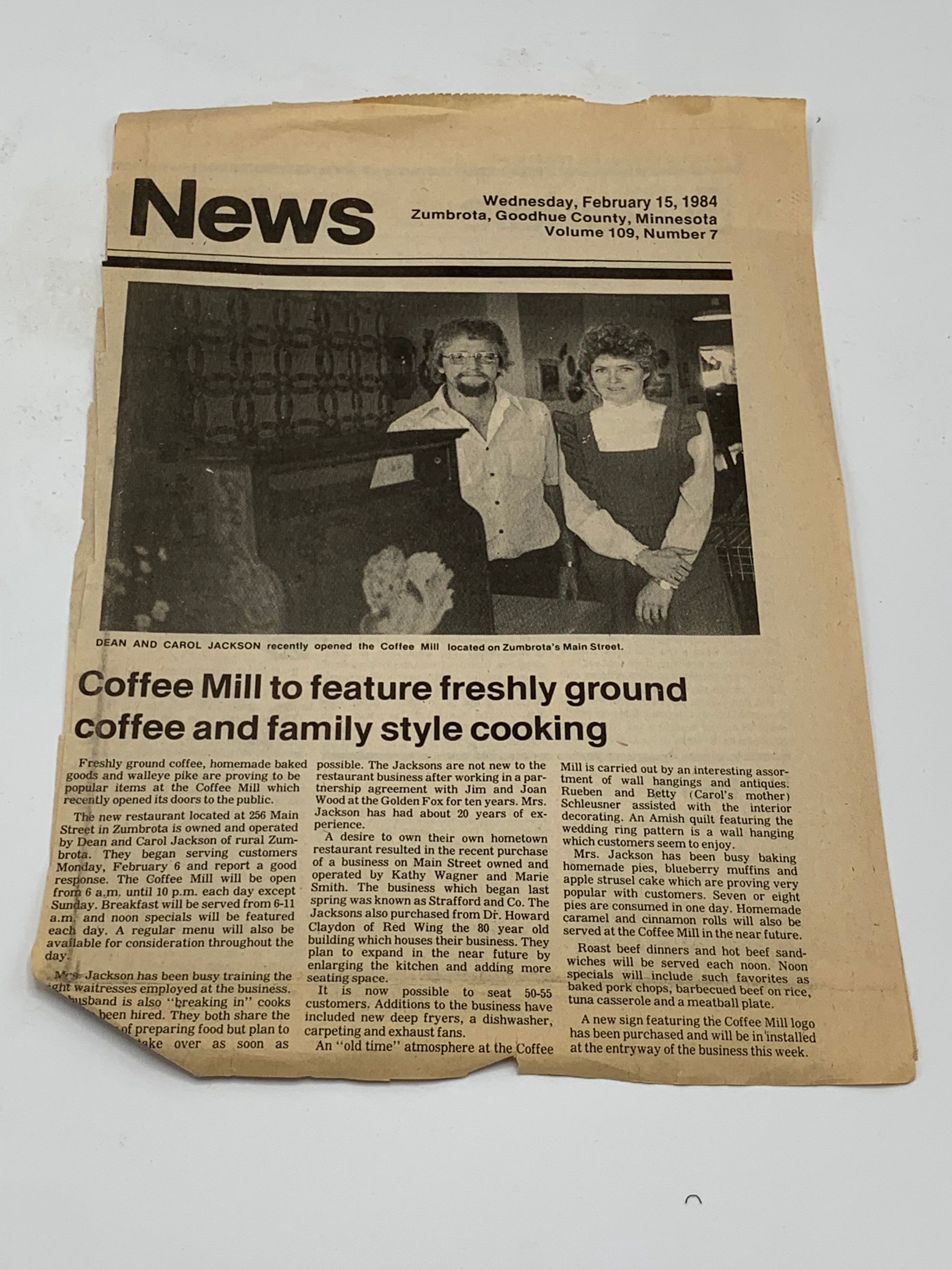 Coffee Mill Cafe Zumbrota, MN