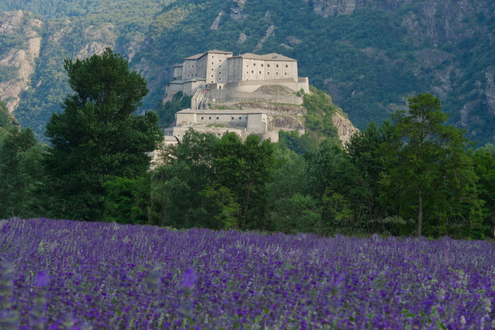 Fort of Bard, historic fortress and cultural landmark in the Aosta Valley