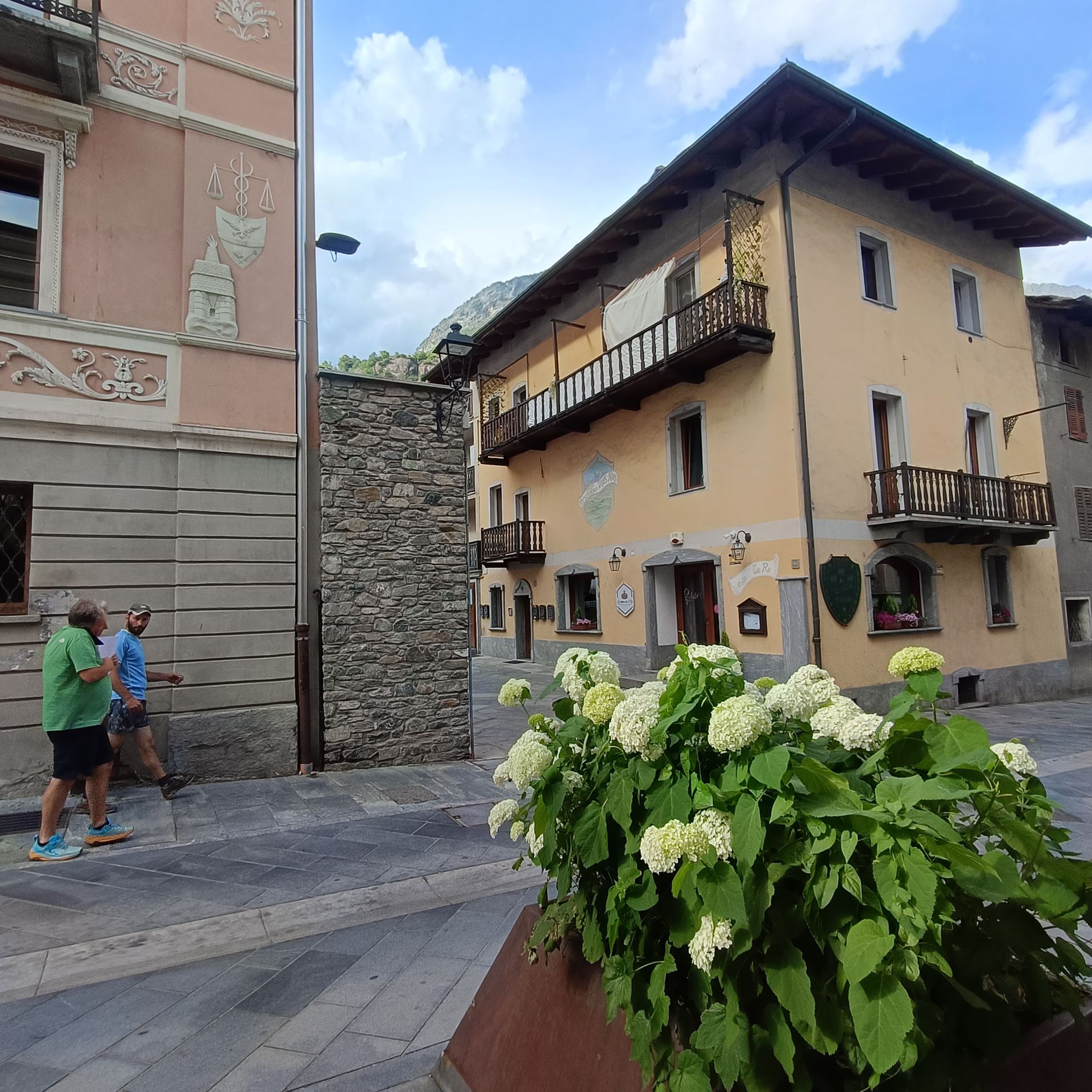 Historic centre of Châtillon in the heart of the Aosta Valley