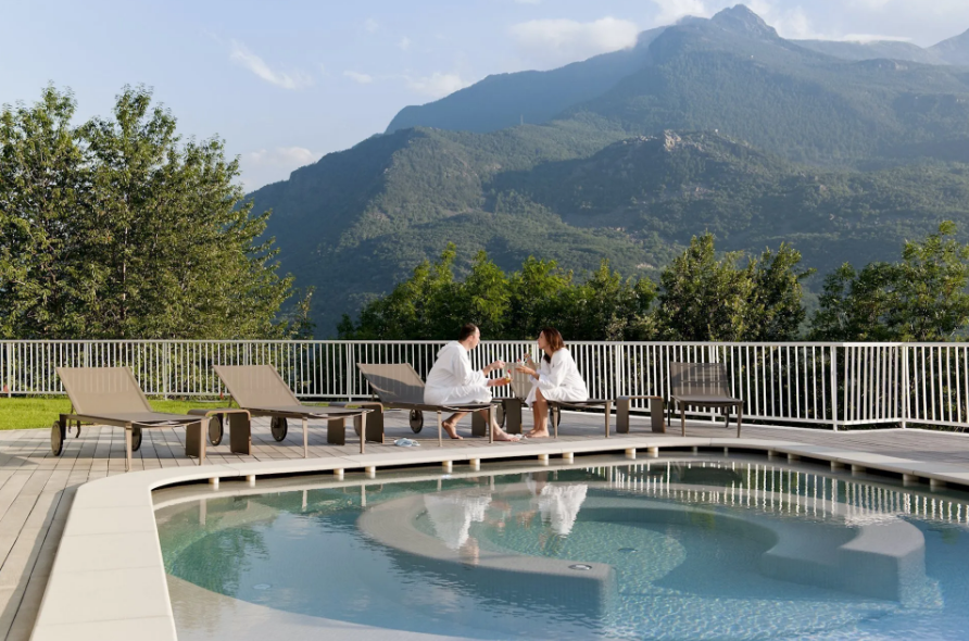 Moment de détente aux thermes de Saint-Vincent