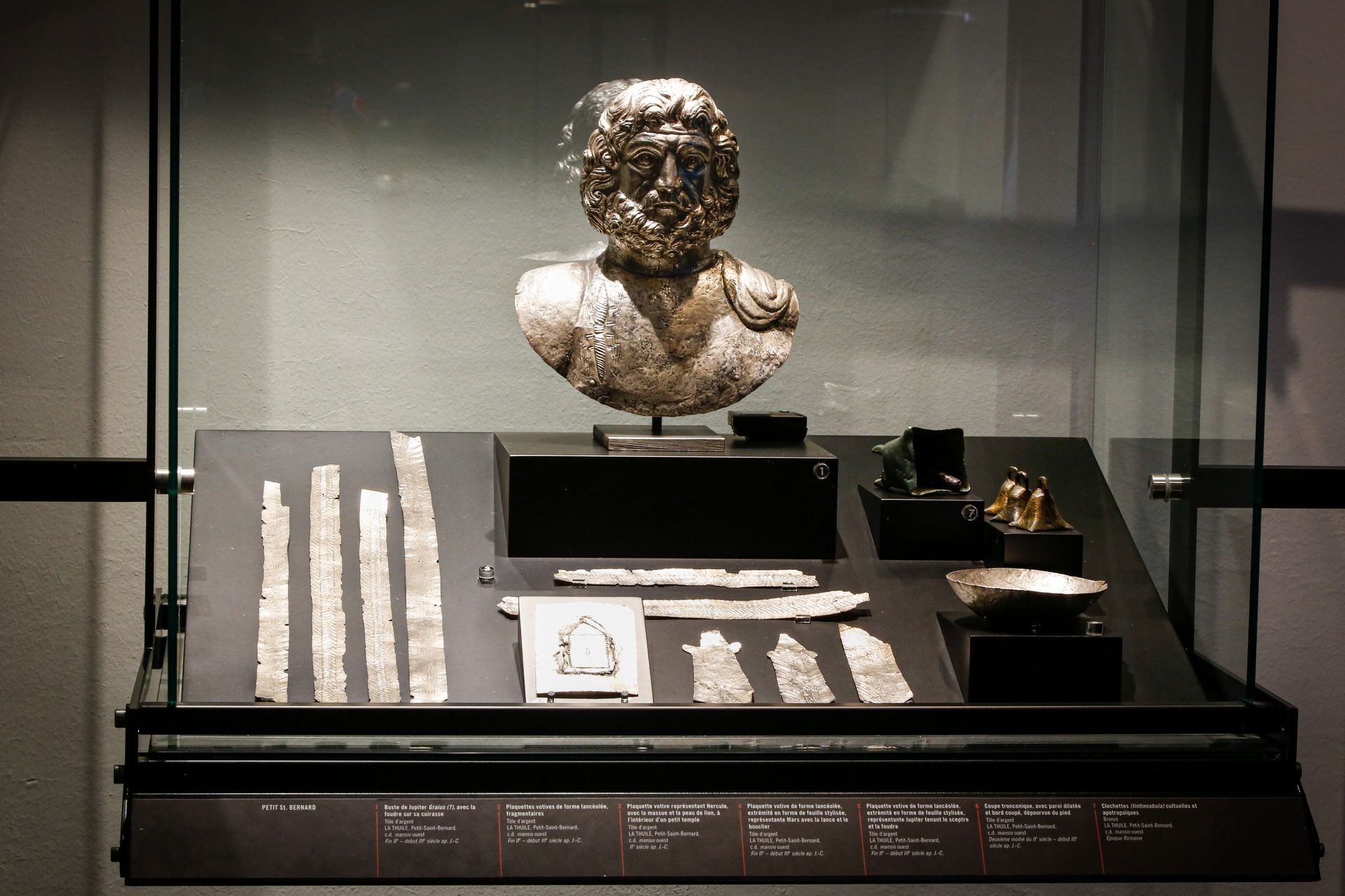 Roman statue of Emperor Augustus in Aosta, the Rome of the Alps