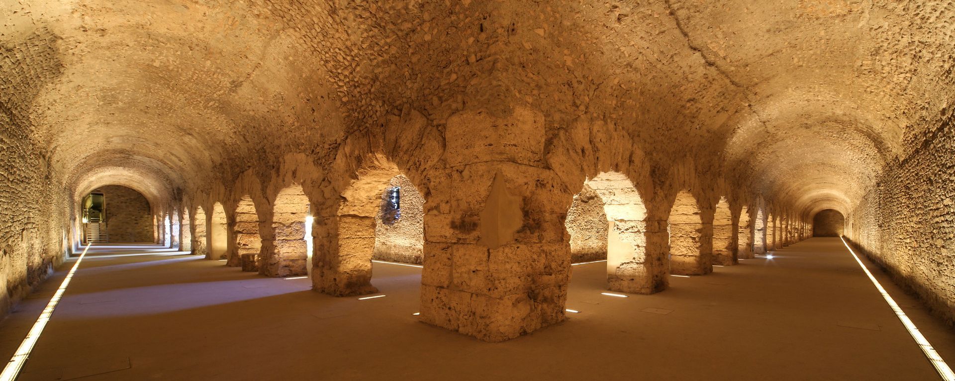 Roman Cryptoporticus in Aosta, one of the city's most important archaeological sites