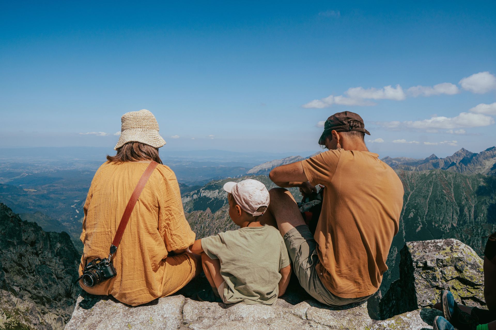 Family holiday in the mountains of the Aosta Valley, Italy