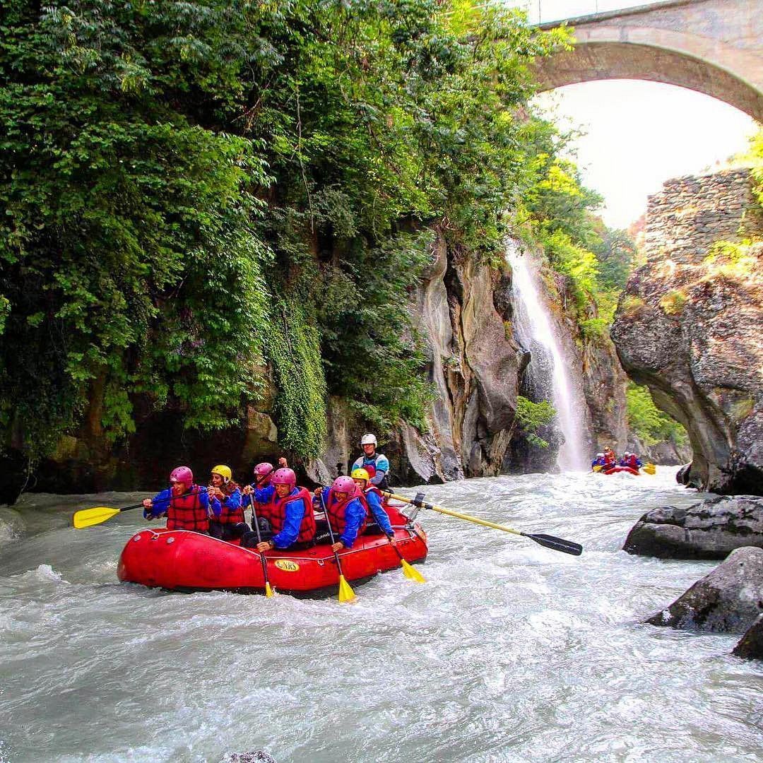 Descente en rafting sur la rivière Dora Baltea