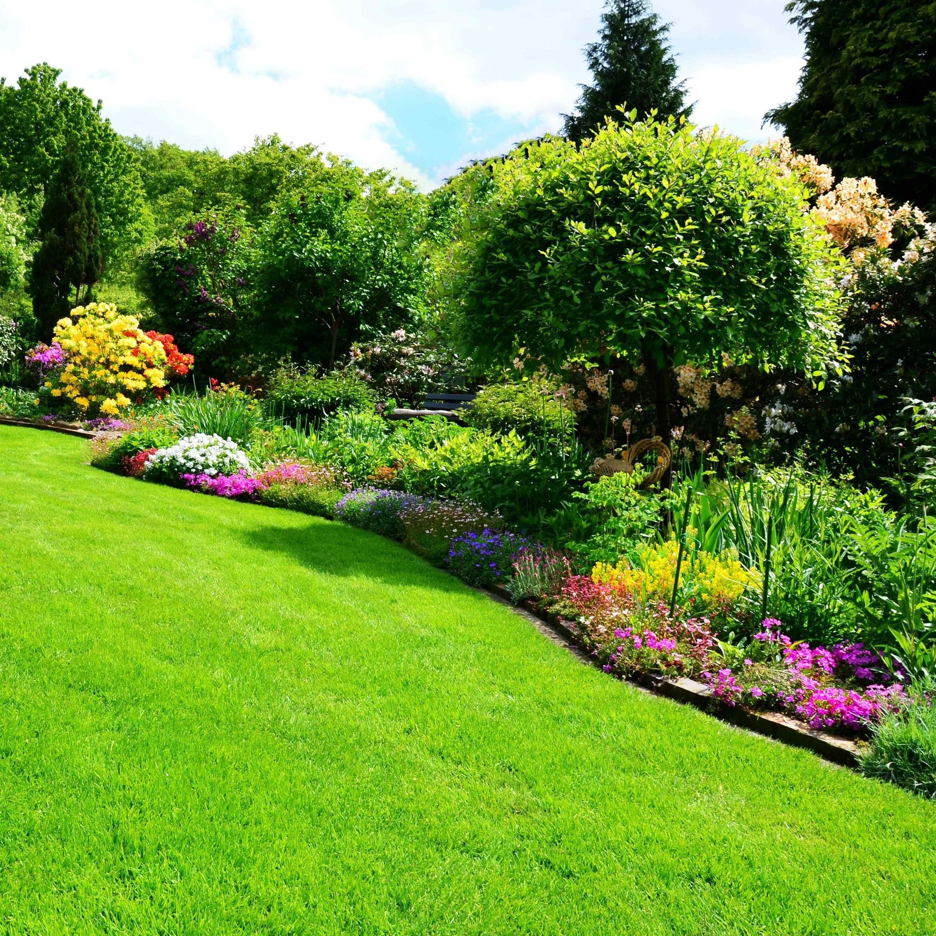Colorful Beautiful Front Garden