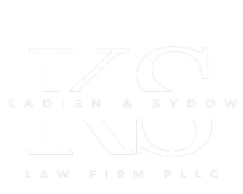 Logo of Zygien & Syrow Law Firm LLC in white.