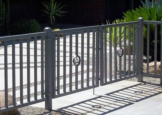 Gray iron fences — Riverside, CA — Ross Fence Co