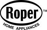 Roper home appliances logo: black text "Roper" in oval with "HOME APPLIANCES" below.