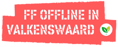 Rode banner met de tekst