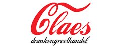 Het logo van Red Cles drankenhandel met een sierlijk schrift op een witte achtergrond.