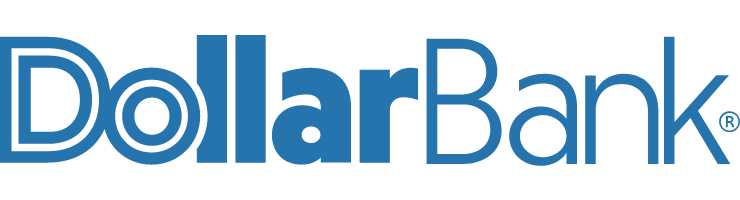 Dollar Bank logo in blue text.