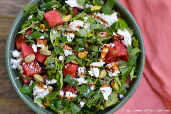 Arugula Watermelon Feta Salad