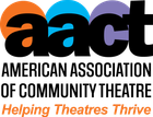 Logo for the American Association of Community Theatre, 