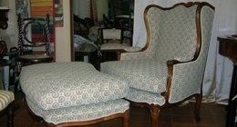 Tappezzeria rivestimento poltrona Chiavari