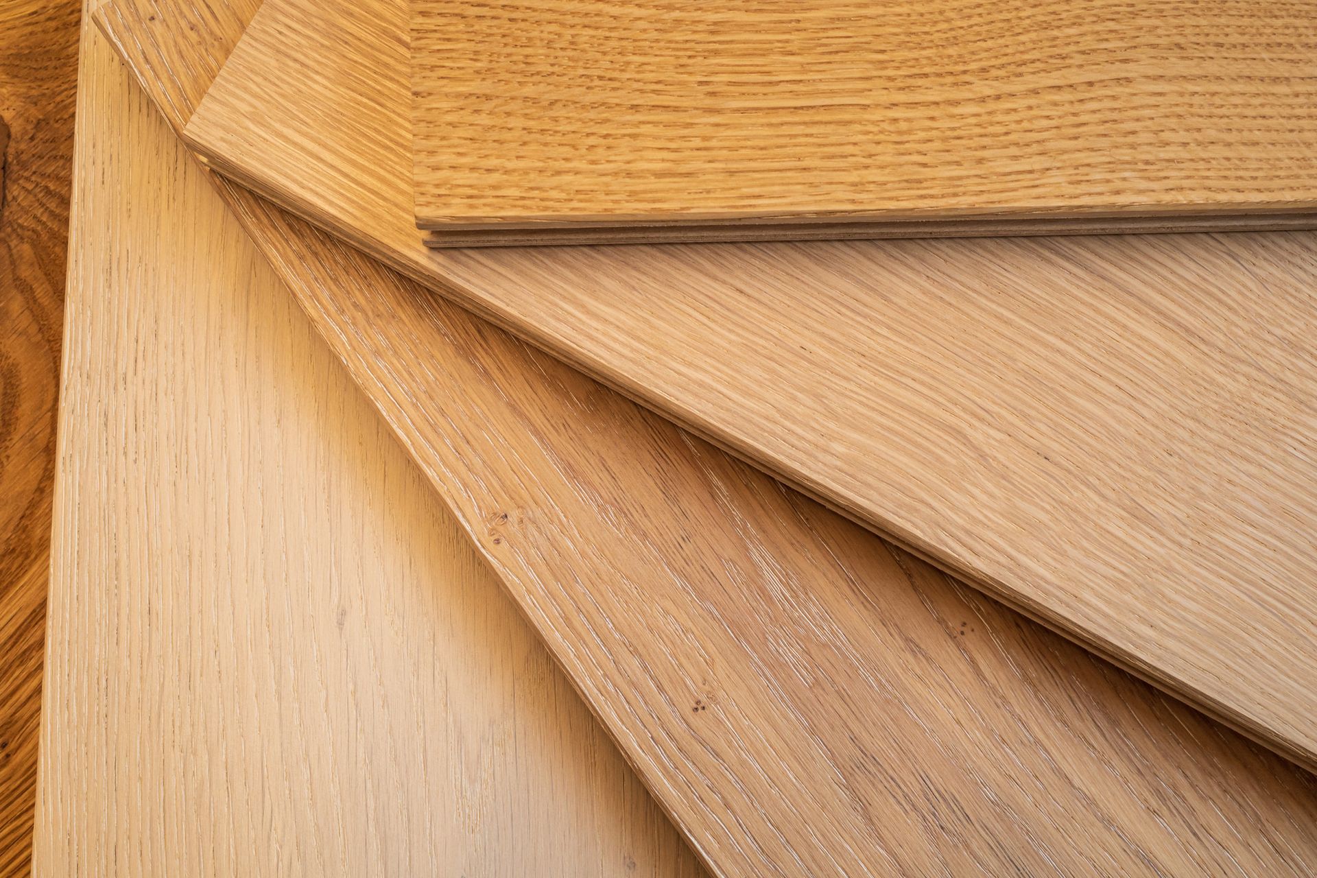 Light oak wood planks.