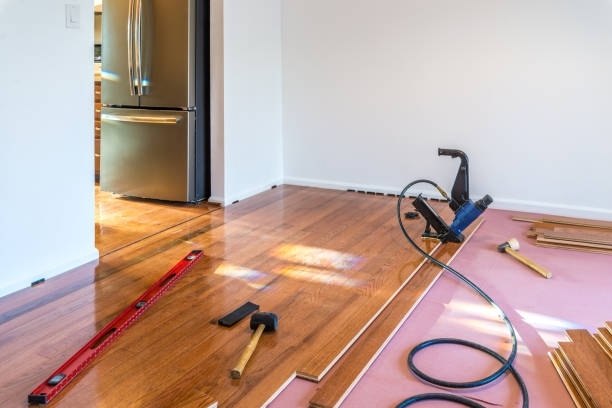 Hardwood floor installation