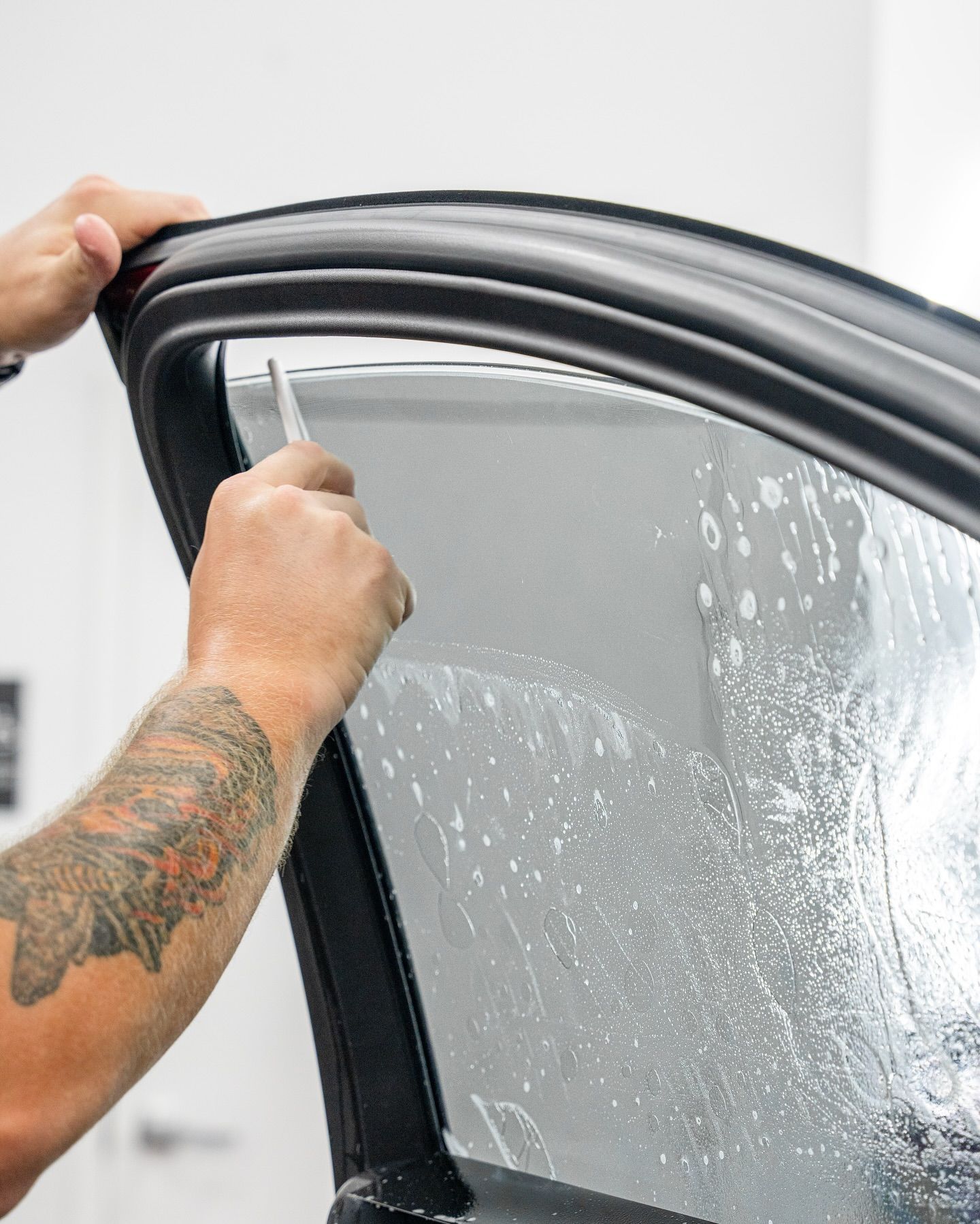 window tint installation