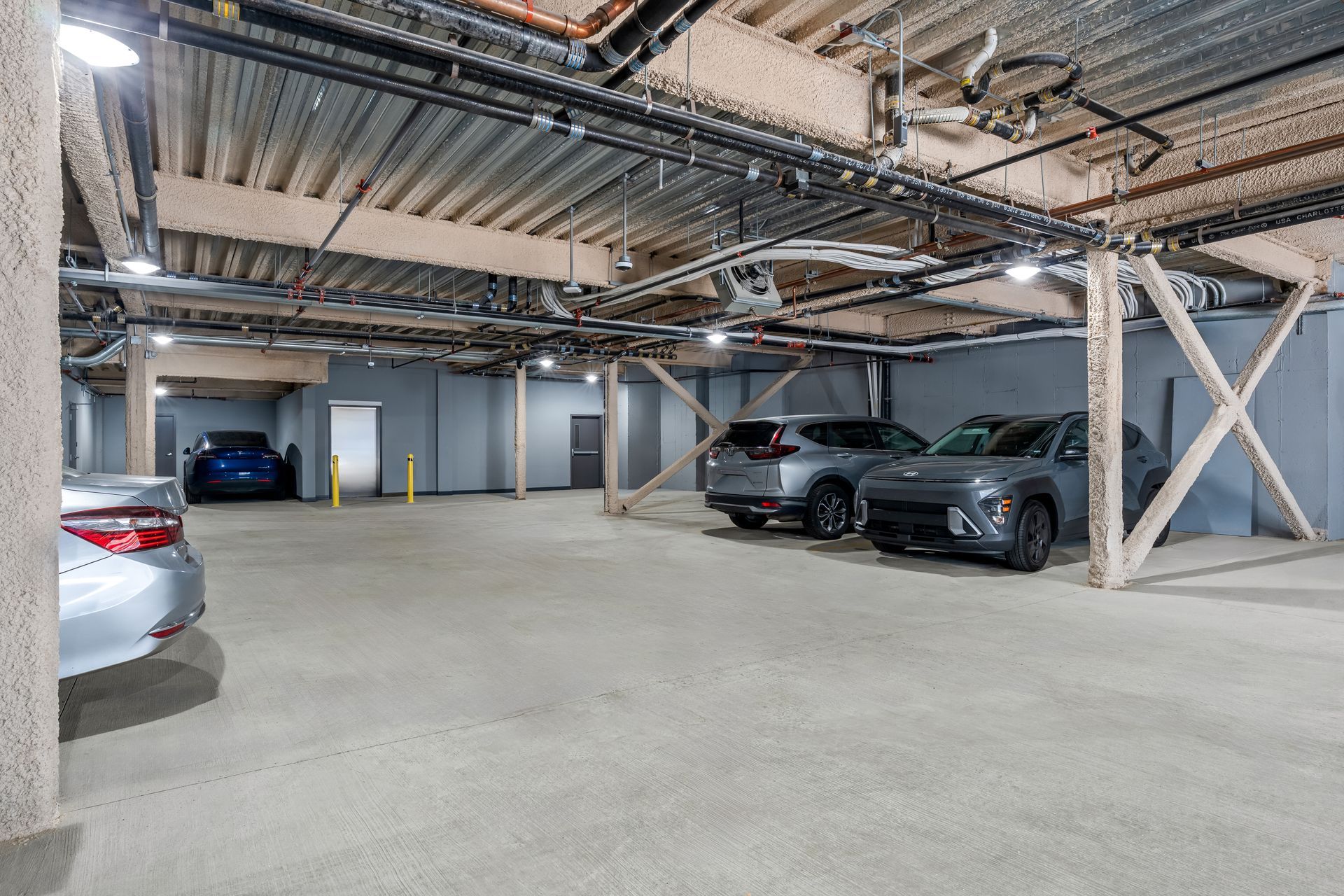 Underground parking garage
