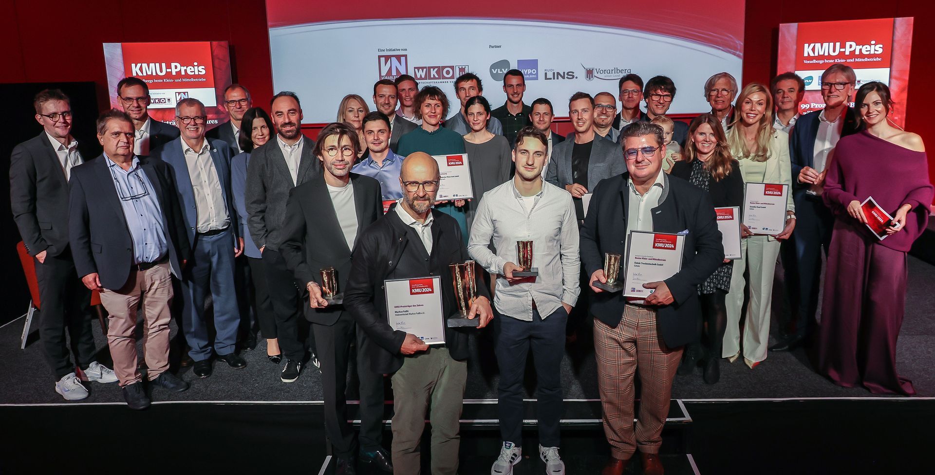 KMU 2024: Gruppenbild Preisträger