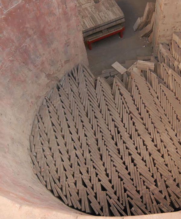 fabrication terre cuite terra cotta forno four