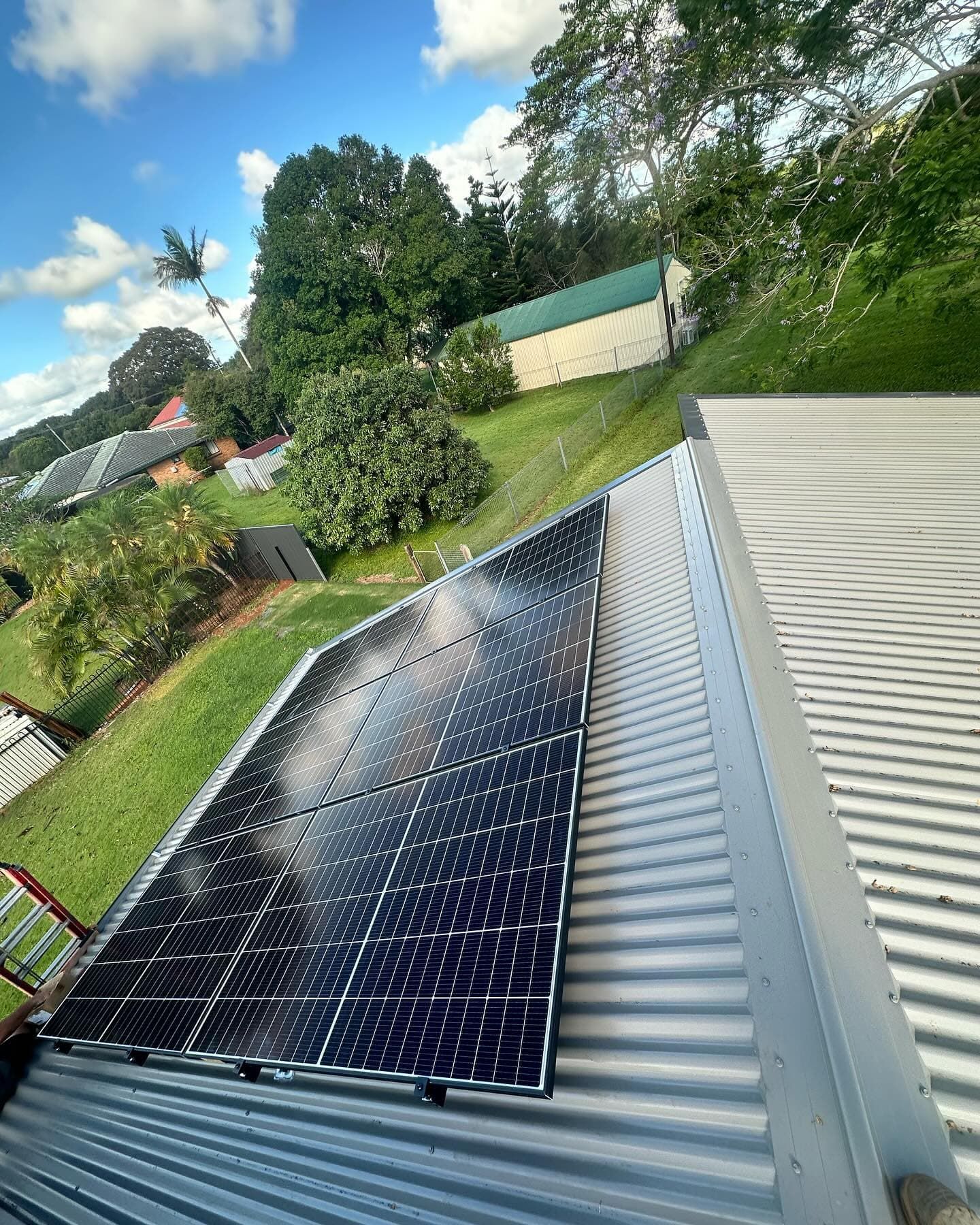 A Roof With A Lot Of Solar Panels On It — Grand Casa Electrical Solar & Batteries In Byron Bay, NSW