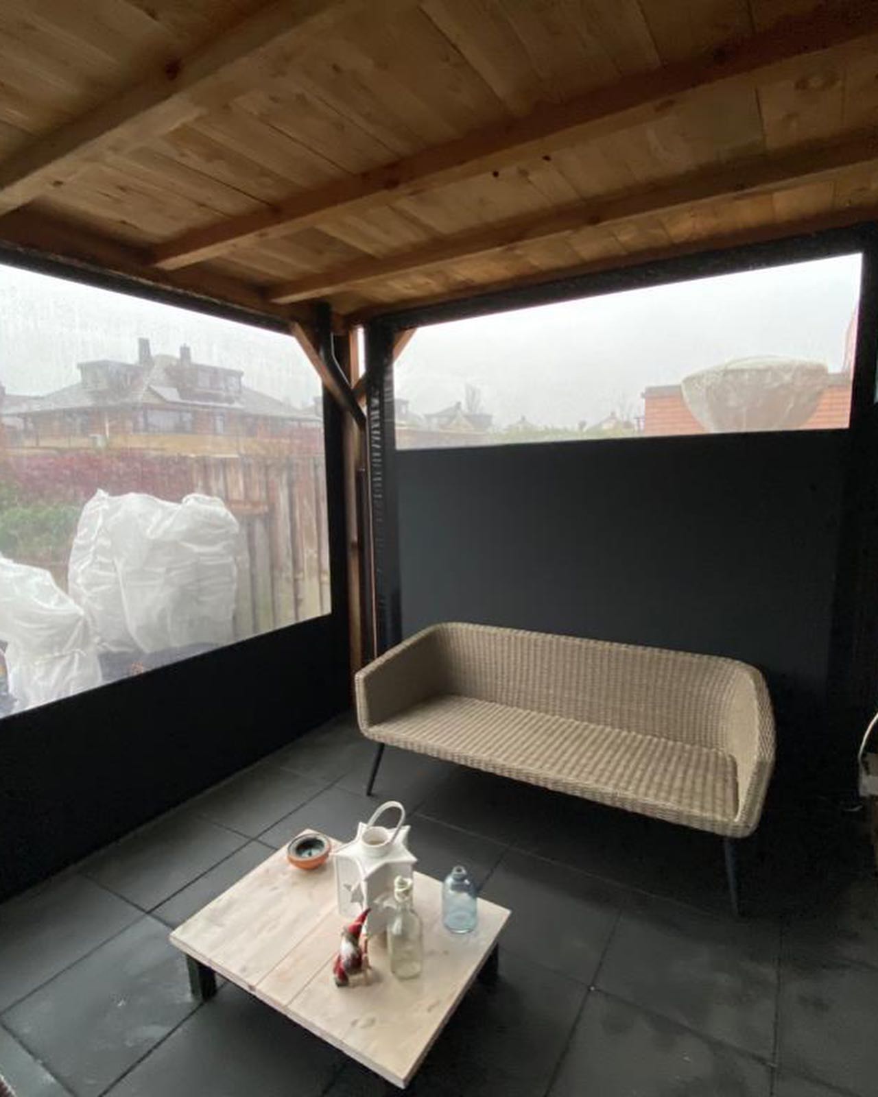 veranda dicht gemaakt in Oostzaan