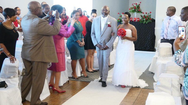 Bride With Her Father | Atlanta, GA | Elegant Occasion Event Center