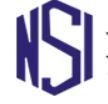 Blue hexagon logo with the letters NSI.