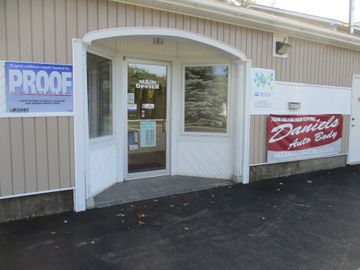 Office Entrance — Gardiner, ME — Daniel's Auto Body