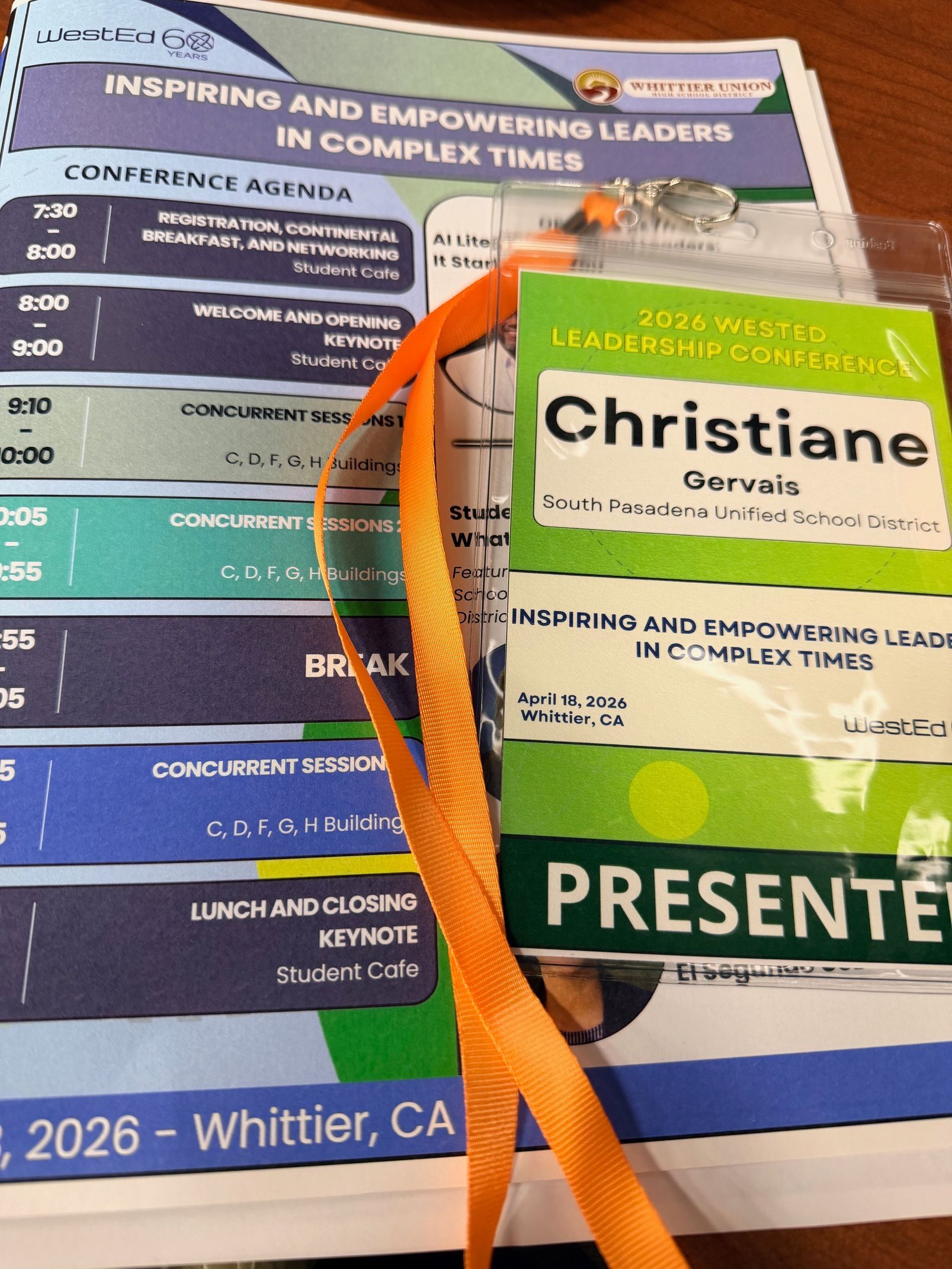 West Ed Leadership Conference Brochure