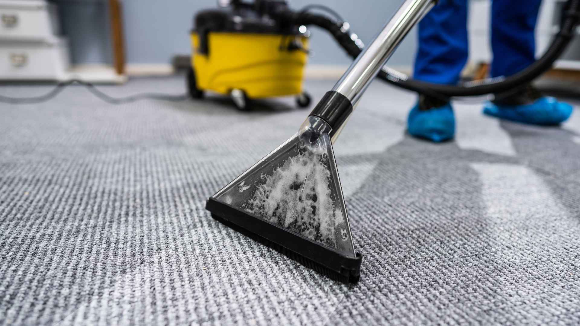 Rental carpet cleaner machine DIY cleaning