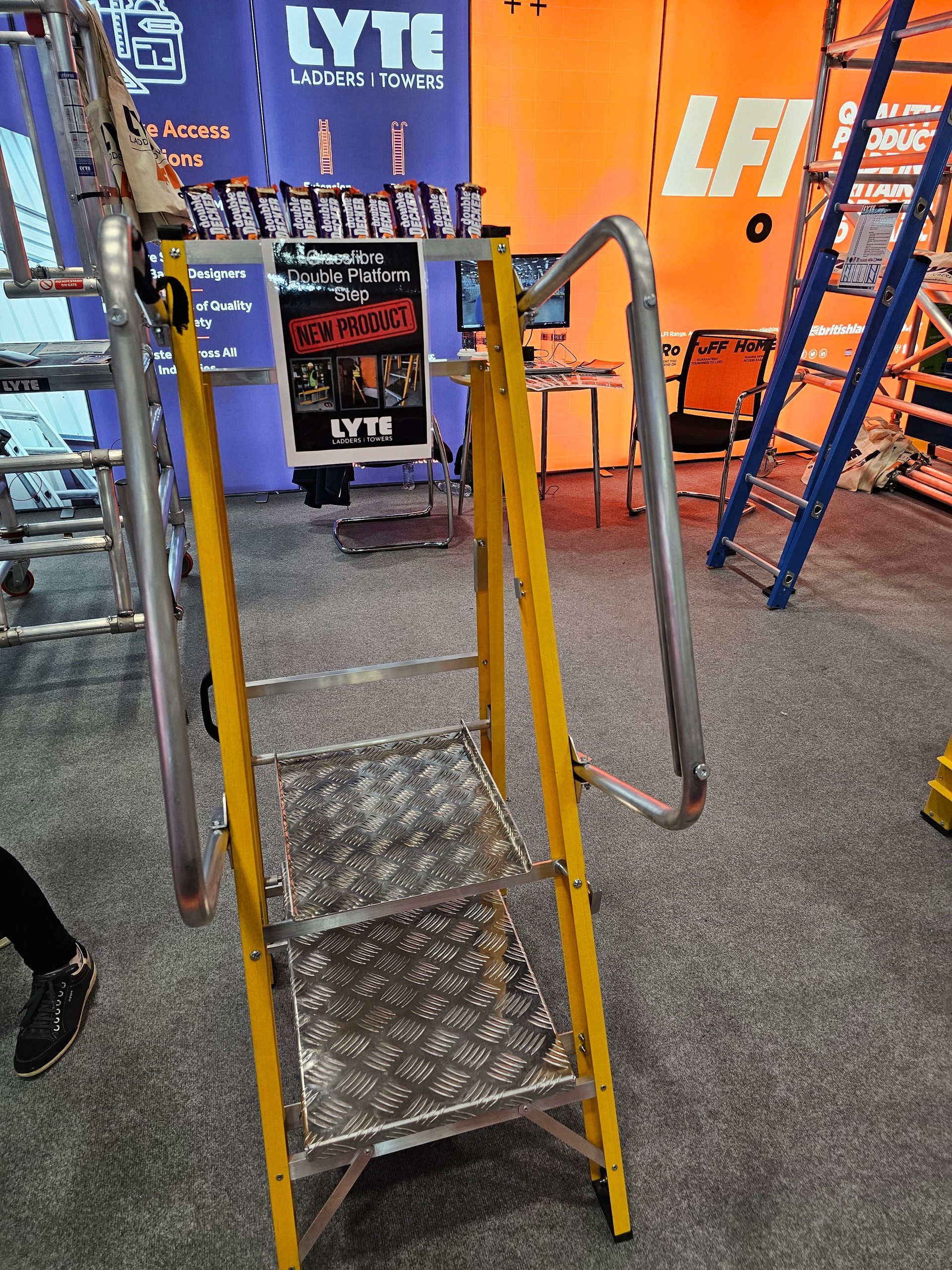 Double Decker Platform Step at the Executive Hire Show