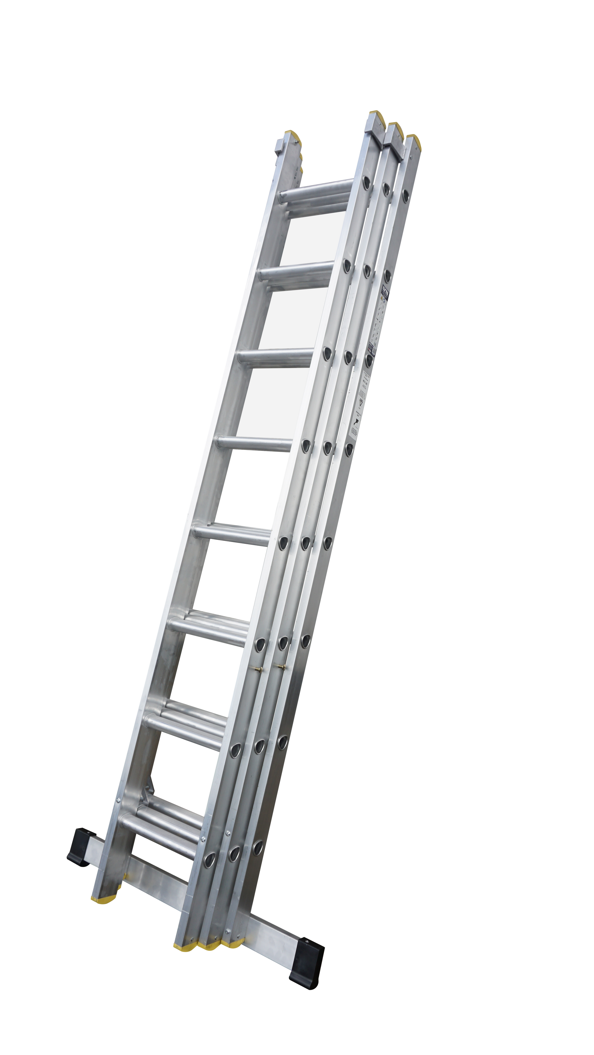 A ladder is stacked on top of each other on a white background.