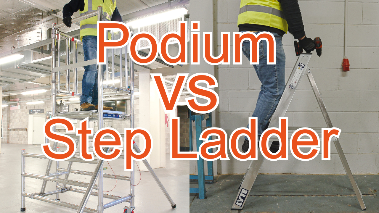 Podium vs Step Ladder