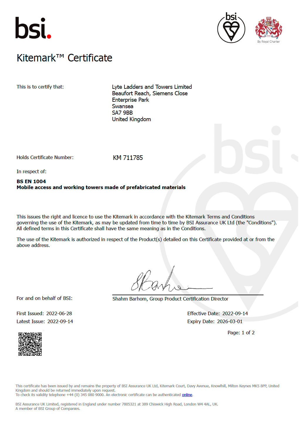Certificate image