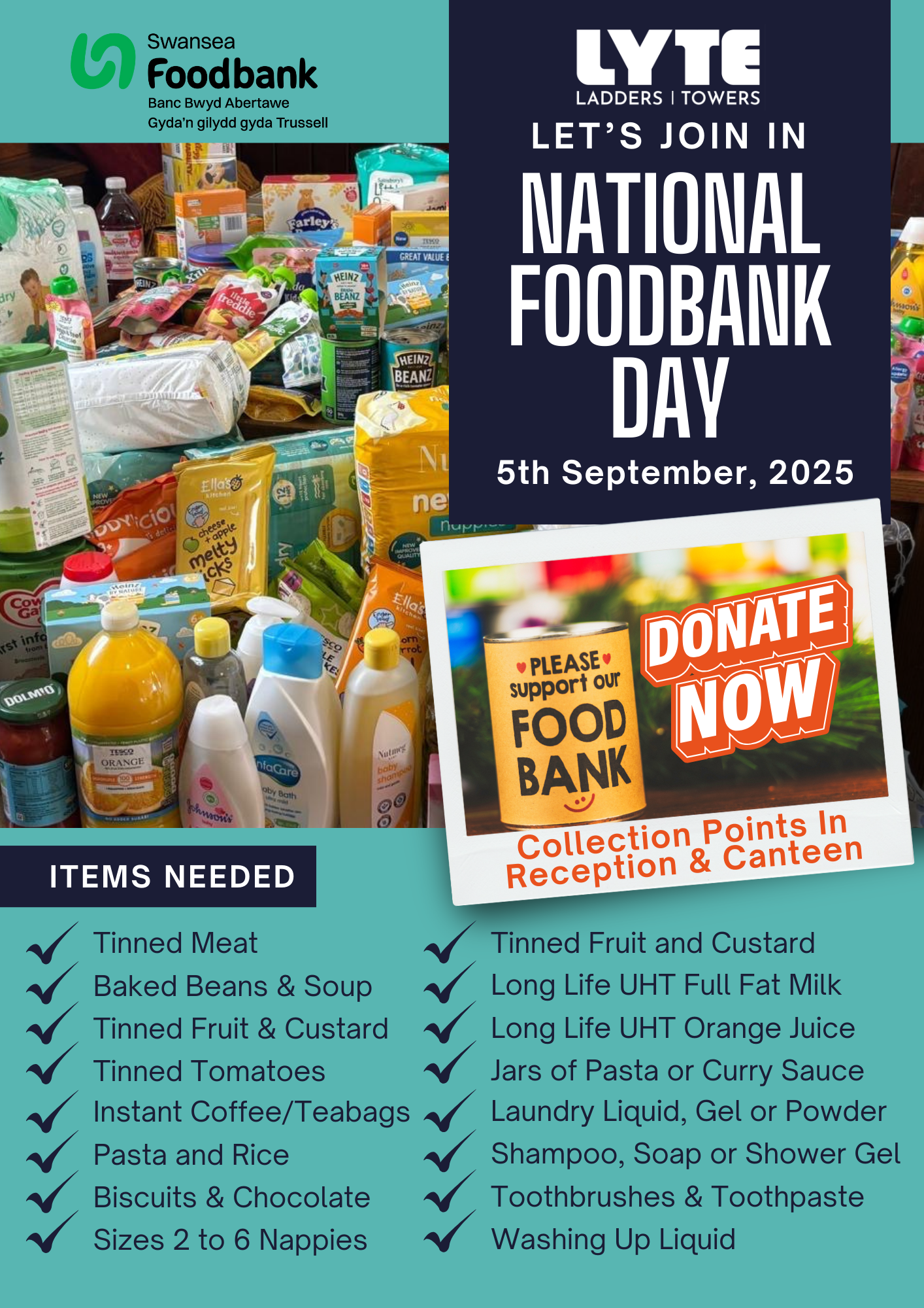 National Foodbank Day poster