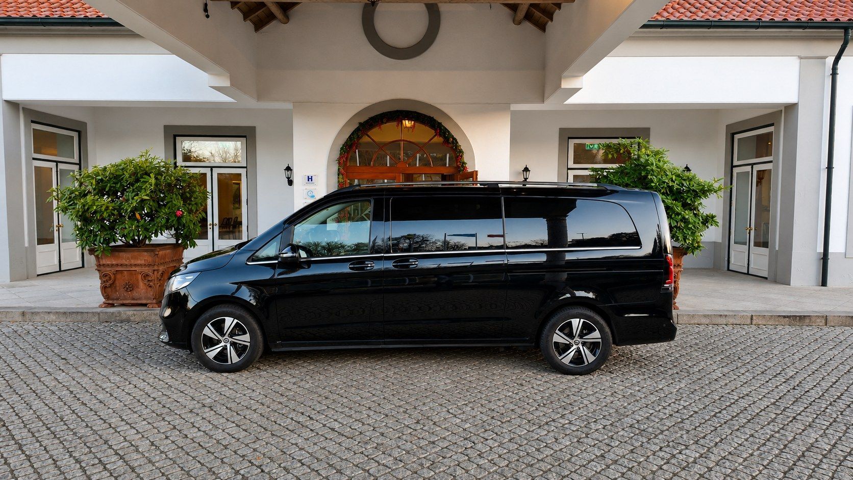 Private chauffeur service with luxury vehicle in Portugal