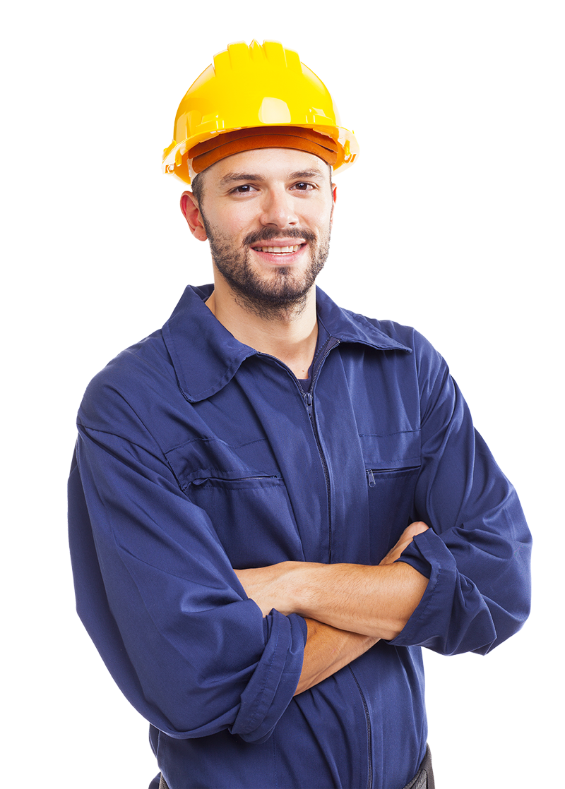 smiling contractor