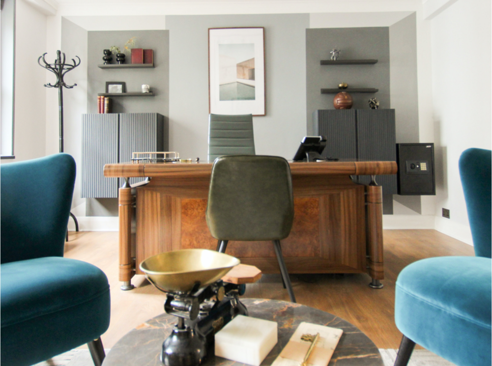 traditional style  home office