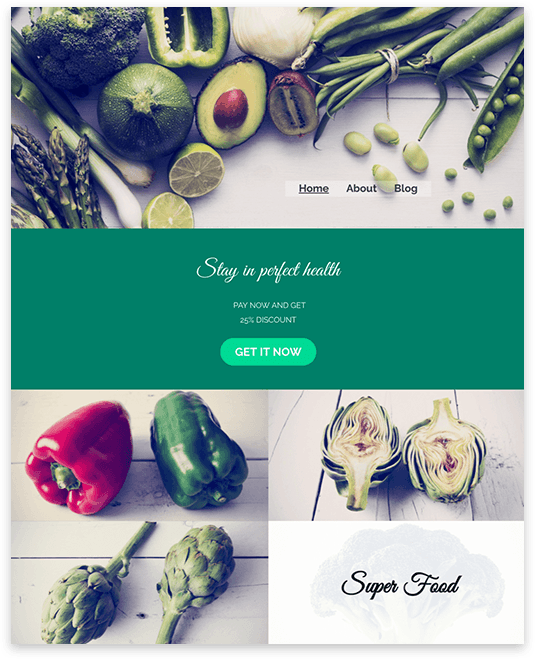 Nutrition Advisor Website builder Nutrition Advisor responsive template