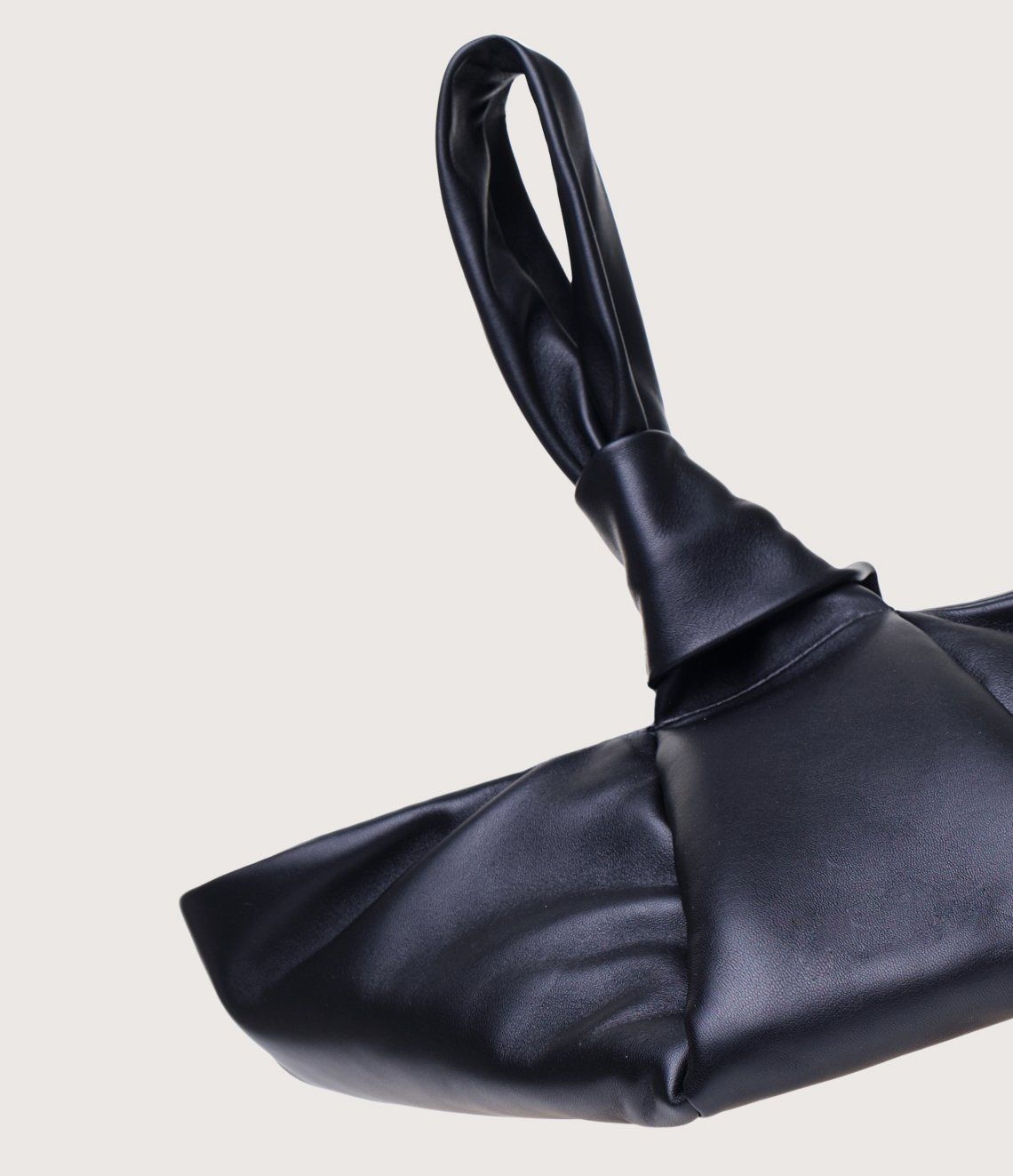 Knotted Leather Handbag