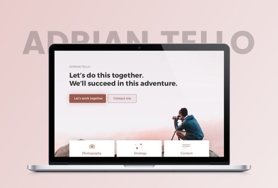 A laptop computer with a man sitting on a rock taking a picture on the screen.