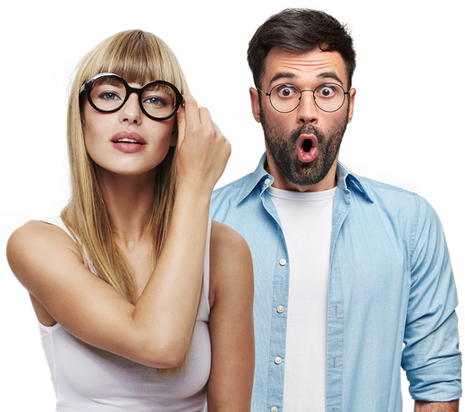 People Amazed by Summer Sales on Glasses