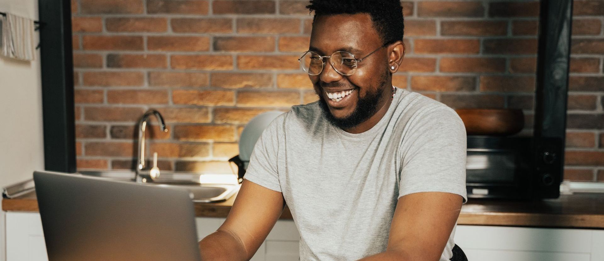 Man with laptop