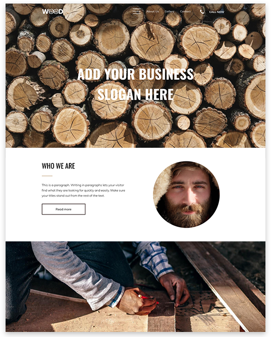 Carpenter Website builder Carpenter responsive template